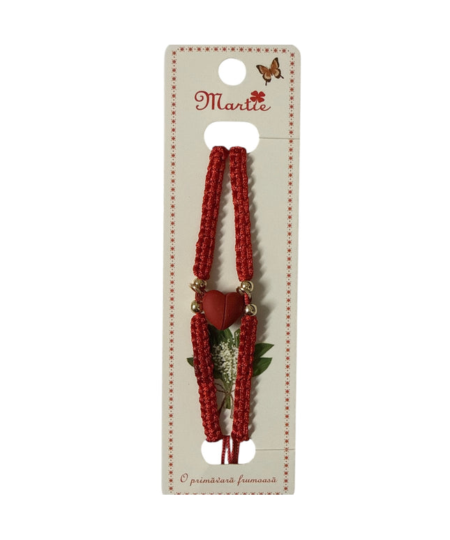 Set 2 brățări Inimă magnetică Best Friends și șnur reglabil, Cod 1110-12