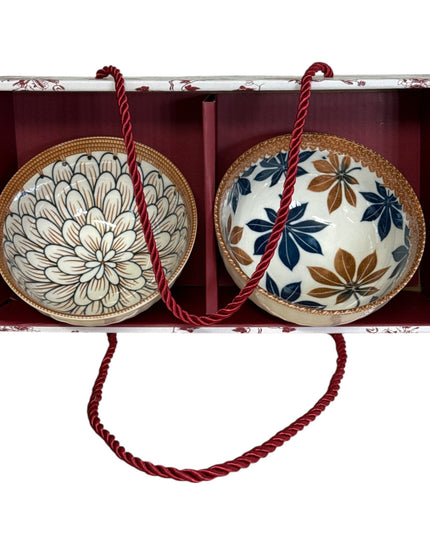 Set cadou 2 boluri Best Wishes din ceramică cod1113-1
