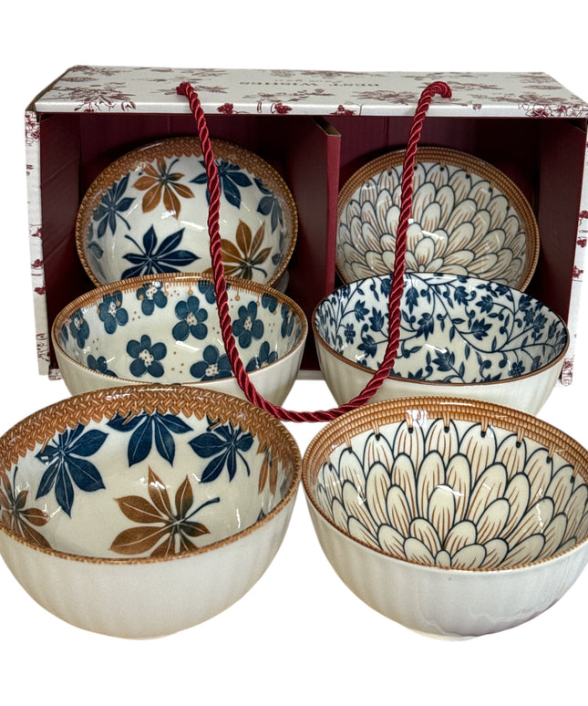 Set cadou 6 boluri Best Wishes din ceramică cod1113-3