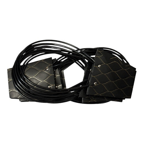 Pungă cadou tip poșetă 10/set culoare Negru 33cm