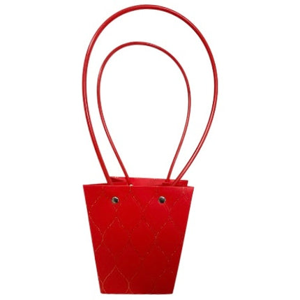 Pungă cadou tip poșetă 10/set culoare Roșu 33cm