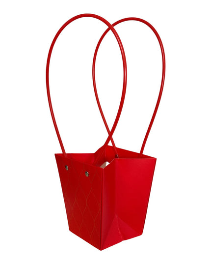 Pungă cadou tip poșetă 10/set culoare Roșu 33cm