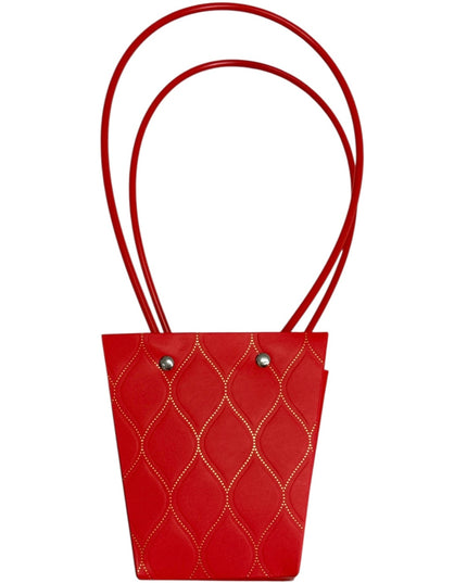 Pungă cadou tip poșetă 10/set culoare Roșu 33cm