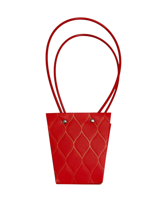 Pungă cadou tip poșetă 10/set culoare Roșu 33cm
