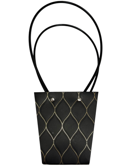 Pungă cadou tip poșetă 10/set culoare Negru 33cm