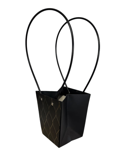 Pungă cadou tip poșetă 10/set culoare Negru 33cm