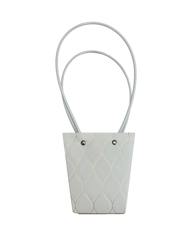 Pungă cadou tip poșetă 10/set culoare Alb 33cm