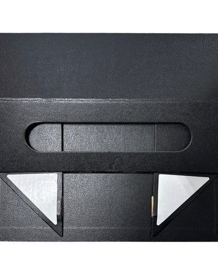 Cutie cadou pliabilă cu închidere magnetică și mâner – Negru elegant 33x10cm