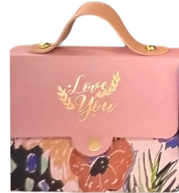 Cutie cadou Premium cu mâner – „Love You” 19x14cm