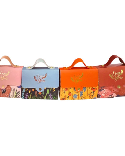 Cutie cadou Premium cu mâner – „Love You” 19x14cm