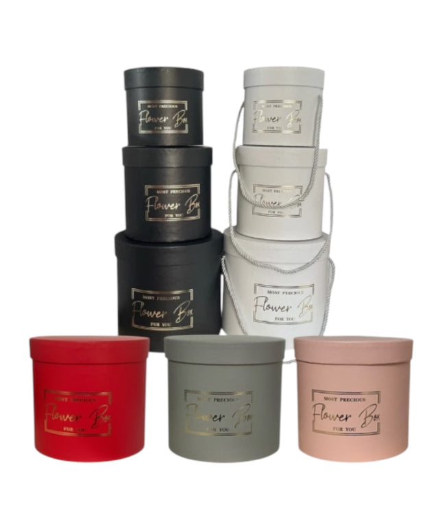 Cutie cadou rotundă 3/set 19cm 10395-9