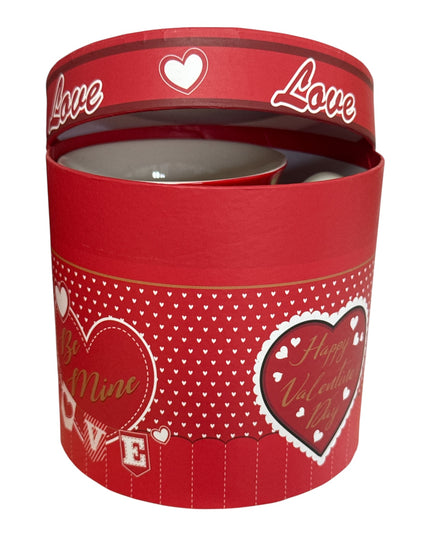 Set cadou cană cu ciucure – design Love