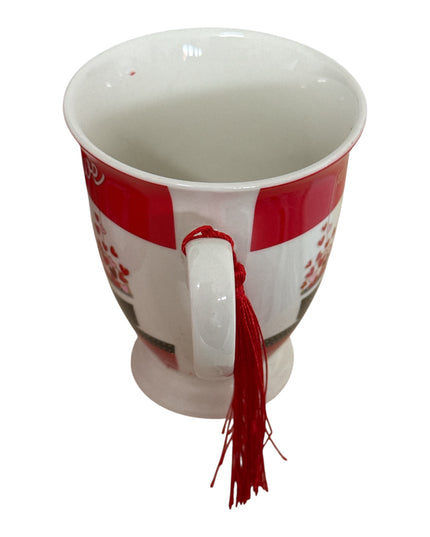 Set cadou cană cu ciucure – design Love