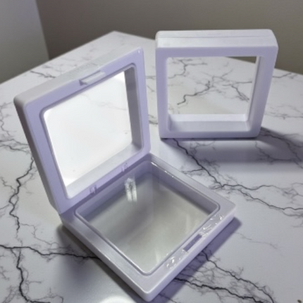 Ramă de prezentare din plastic cu folie flexibilă 10/set 11x11cm