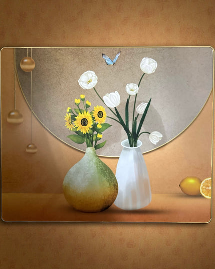 Tablou Decorativ -Flori în Vaze 58x48cm cod 1148-3
