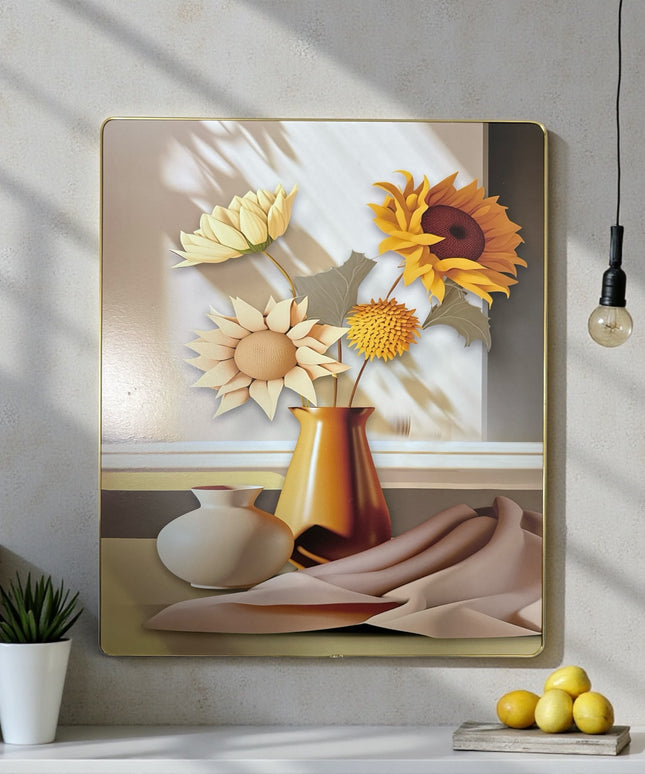 Tablou Decorativ-Floarea Soarelui 58x48cm cod 1148-3