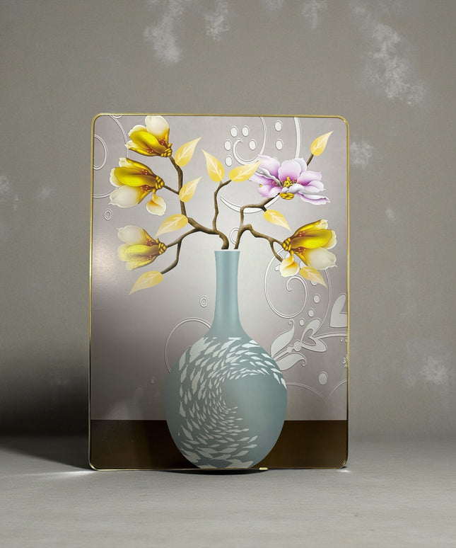 Tablou Decorativ-Magnolie Galbenă 55x40cm cod 1148-1