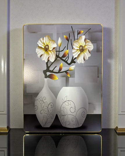 Tablou Decorativ-Flori Albe  55x40cm cod 1148-1