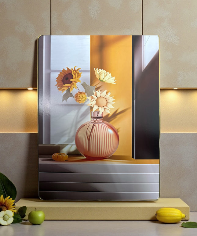 Tablou Decorativ-Vază cu Floarea Soarelui 55x40cm cod 1148-1