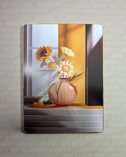 Tablou Decorativ-Vază cu Floarea Soarelui 55x40cm cod 1148-1