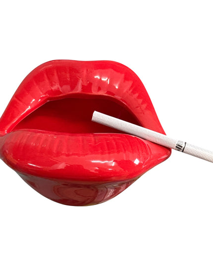 Scrumieră Ceramică Red Lips 13x10cm cod1124-6