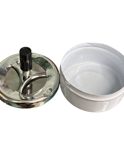 Scrumieră metalică cu sistem de curățare 10x9cm cod 1124-3