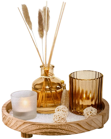 Set cadou aromaterapie – Difuzor cu bețișoare și lumânări decorative 1144-2