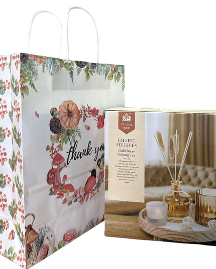 Set cadou aromaterapie – Difuzor cu bețișoare și lumânări decorative 1144-2