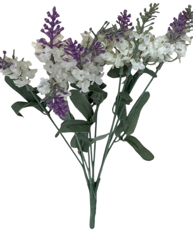 Buchet decorativ artificial lavandă 5 capete 36cm