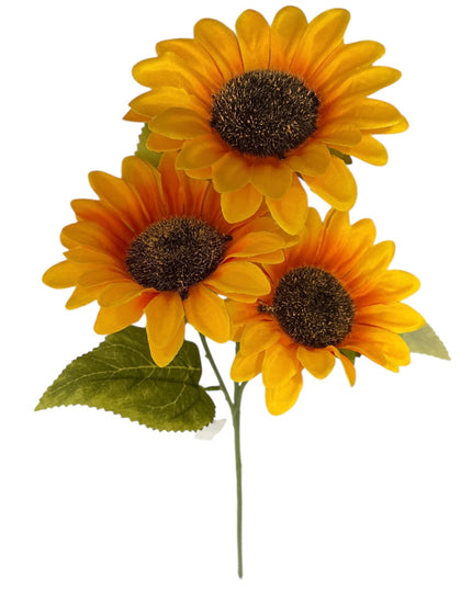 Floarea-Soarelui 3 capete 55cm cod 1123-8