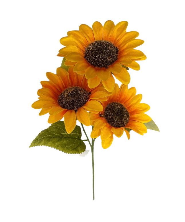 Floarea-Soarelui 3 capete 55cm cod 1123-8