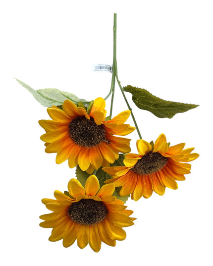 Floarea-Soarelui 3 capete 55cm cod 1123-8