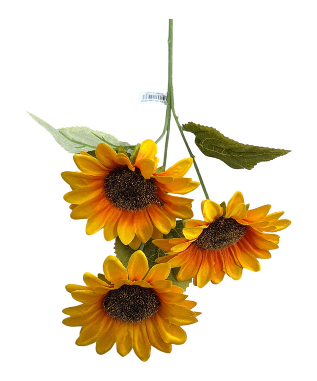 Floarea-Soarelui 3 capete 55cm cod 1123-8