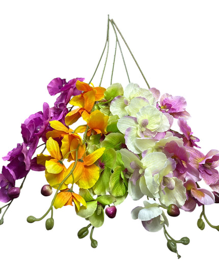 Orhidee ornamentală artificială 65cm 1123-9