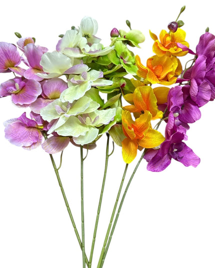 Orhidee ornamentală artificială 65cm 1123-9