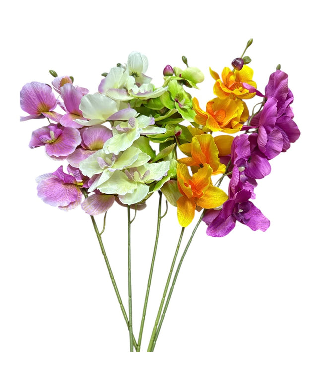 Orhidee ornamentală artificială 65cm 1123-9