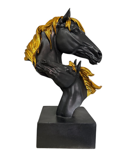 Statuetă decorativă Cai 44x27cm cod1132-6