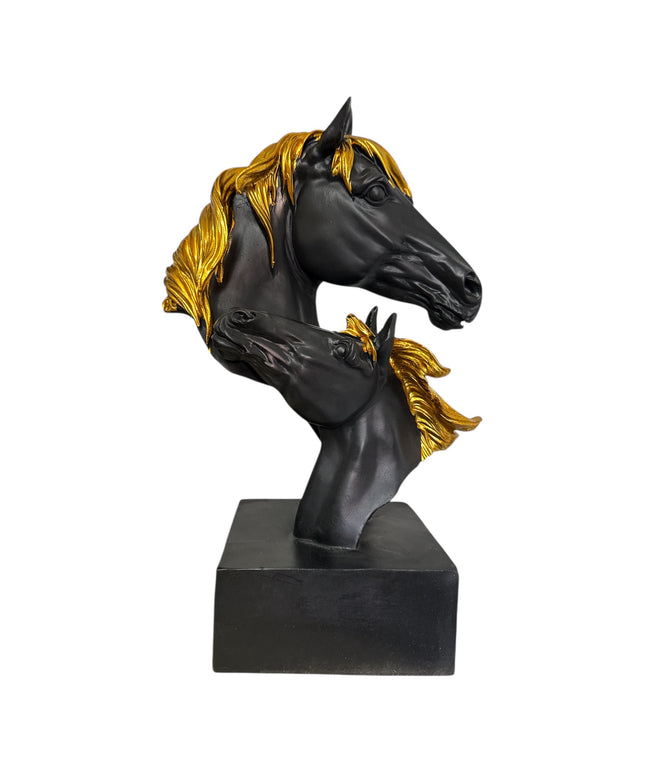 Statuetă decorativă Cai 44x27cm cod1132-6