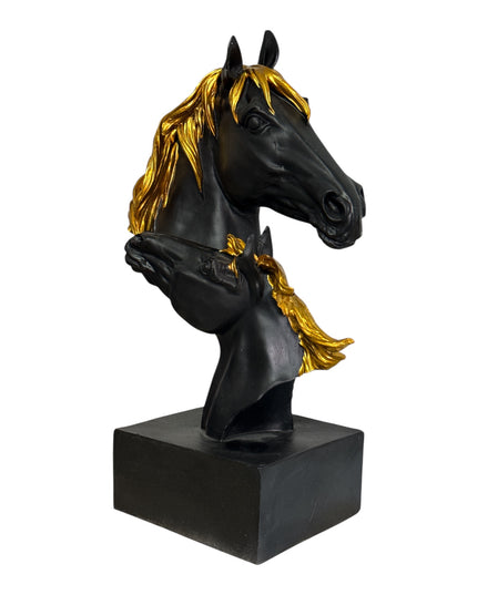 Statuetă decorativă Cai 44x27cm cod1132-6