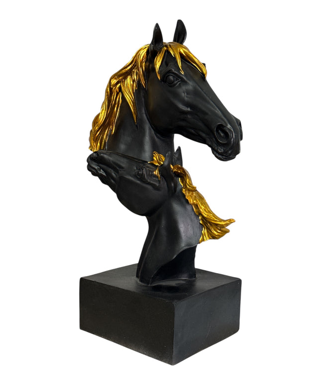 Statuetă decorativă Cai 44x27cm cod1132-6
