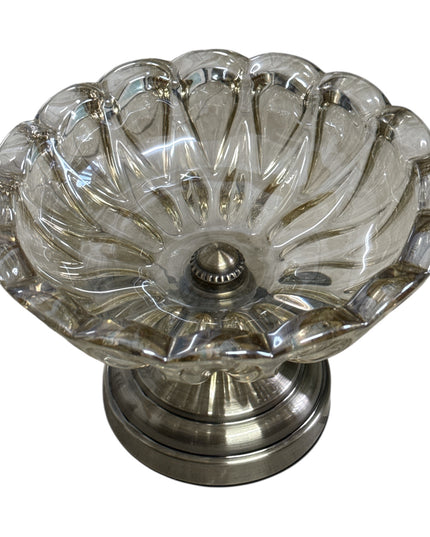 Fructieră din sticlă fațetată Luxury 25x19cm cod1153-4