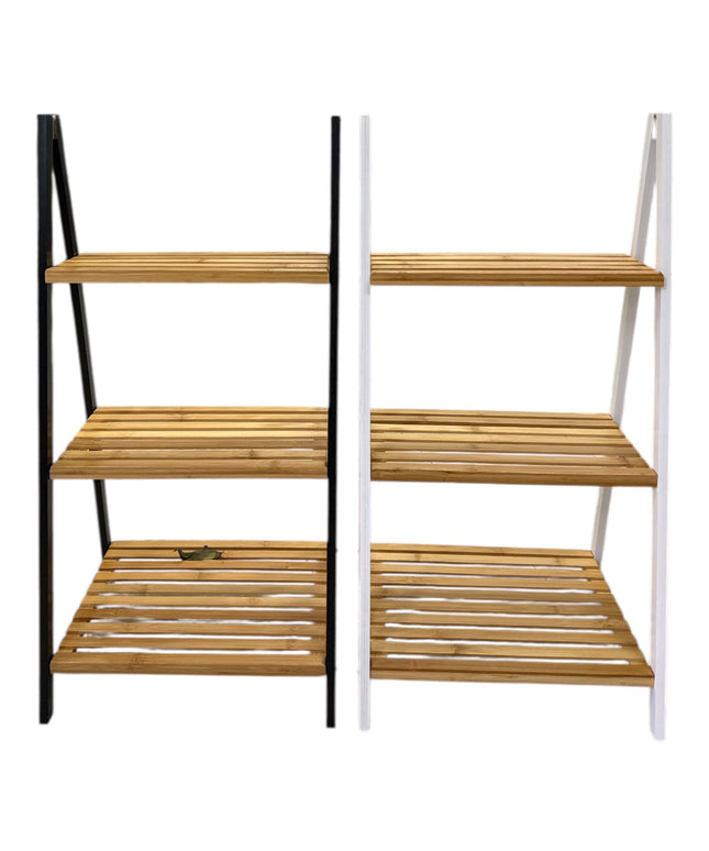 Etajeră tip scară din bambus natural Cod1105-13