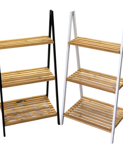 Etajeră tip scară din bambus natural Cod1105-13