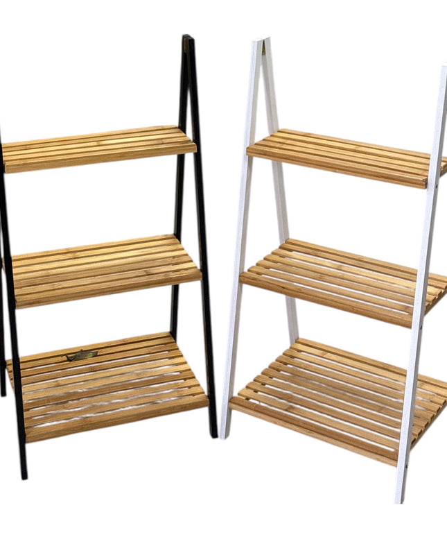 Etajeră tip scară din bambus natural Cod1105-13