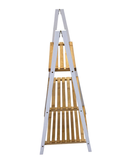 Etajeră tip scară din bambus natural Cod1105-13