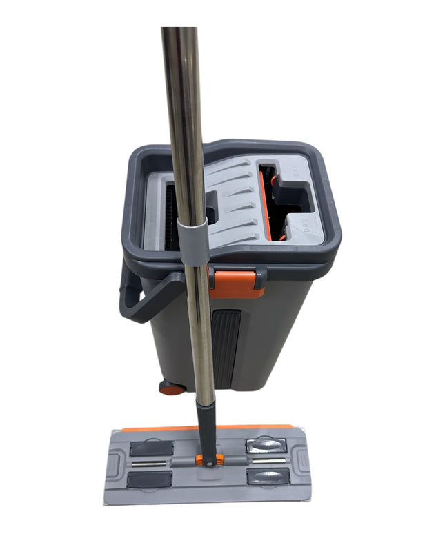 Set găleată cu mop–dublă stoarcere (WASH &DRY)