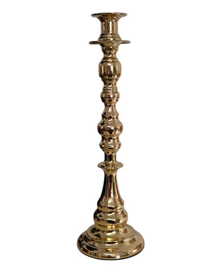 Sfeșnic decorativ metalic auriu Luxury, 28x10cm,cod1153-13