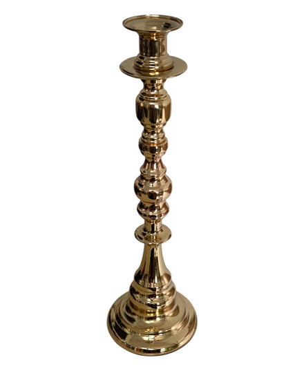 Sfeșnic decorativ metalic auriu Luxury, 28x10cm,cod1153-13