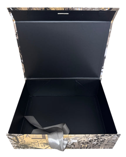 Cutie cadou pliabilă cu închidere magnetică și fundiță, 29x20cm,cod1129