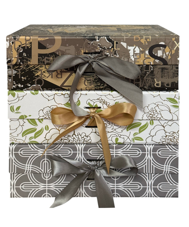 Cutie cadou pliabilă cu închidere magnetică și fundiță, 29x20cm,cod1129